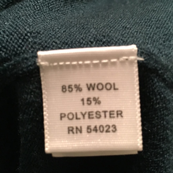 Crewneck Pullover Teal Sweater - Picture 7 of 7